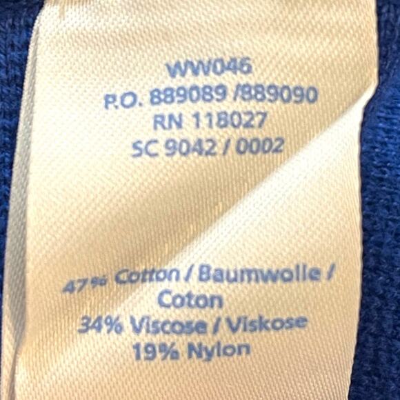 Boden Royal Blue & Navy Knit Dress Size 14L (Tall) Excellent Pre-Owned Condition - Picture 7 of 8